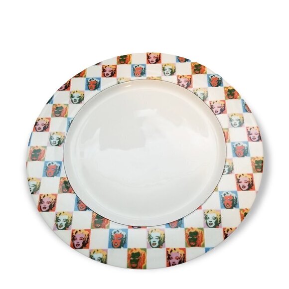 Some Like It Hot by Block Andy Warhol Marilyn Monroe 10.5" Dinner Plate - Picture 1 of 4